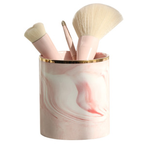 Color: Pink A - Marble comb storage tube Q119-CJJZGJGJ00159-Pink A