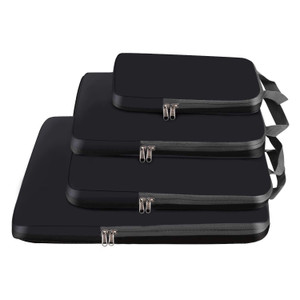 Color: Black - Waterproof Travel Buggy Bag Four-piece Five-piece Set Q119-CJYD201090201AZ