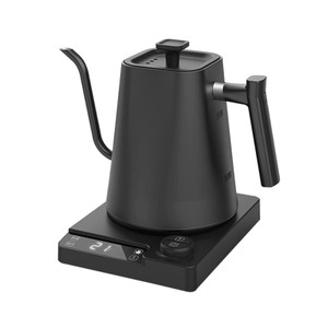 1L Electric Gooseneck Kettle Teapot with Stainless Steel Inner Liner and Cover, Hot Water Boiler He K484-FQZDN_ITCWSG11