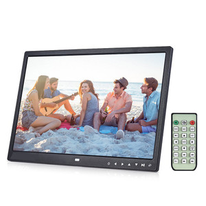 15 inch Digital Picture Photo Frame 1280x800 HD Resolution 16:9 Wide Picture Screen Clear and Disti K484-PEL_06P5GFSO