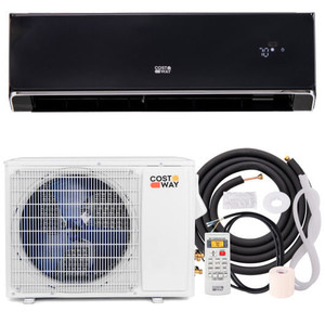 12000 BTU 22 SEER2 208-230V Wifi Enabled Mini Split Air Conditioner and Heater Black B593-FP10788US-BK+