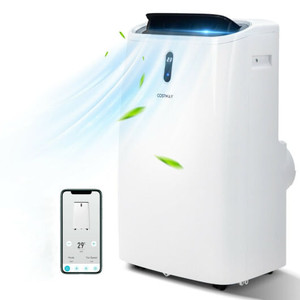 14000 BTU Portable Air Conditioner with APP and WiFi Control-White B593-FP10116US