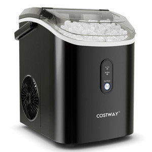 Nugget Countertop Ice Maker with Soft Chewable Pellet Ice-Black B593-ES10294US