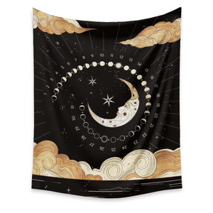 Color: D, Size: 73X95CM - Moon Tapestry Home Decor Background Cloth Wall Hanging Tapestry Q119-CJCL107199020TG