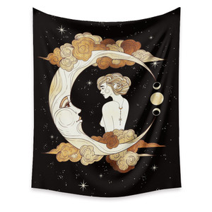 Color: A, Size: 180X230CM - Moon Tapestry Home Decor Background Cloth Wall Hanging Tapestry Q119-CJCL107199004DW