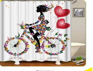 Size: 180x200, Style: yl0594# - African girl digital print shower curtain Q119-CJJJJFCL00006-180x200-yl0594