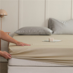 Pattern: Khaki, Size: 135x200cm - 60 Pieces Lyocell Tencel Bedspread Cover Single Piece Summer Ligh Q119-CJYD233694025YB