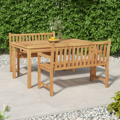 Garden Dining Set Natural Teak A949-3157153