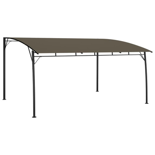 Sunshade Awning Taupe Powder-coated steel, fabric (100% polyester) A949-312255