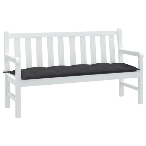 Garden Bench Cushion Melange Anthracite 100% Polyester A949-4002552