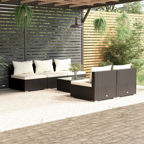 Garden Lounge Set Black A949-3101447