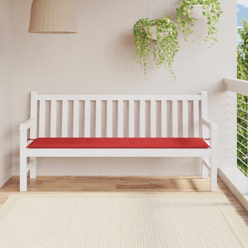 Garden Bench Cushion Red Oxford fabric (100% polyester) A949-43212