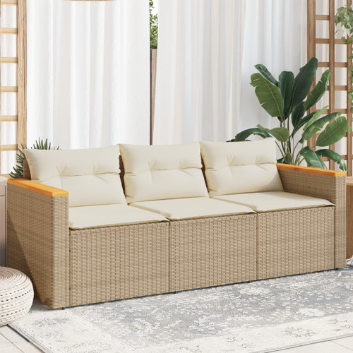 Garden Sofa Beige and Cream A949-365831