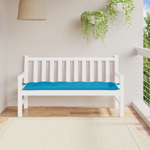 Garden Bench Cushion Light Blue 59.1"x19.7"x2.8" Oxford Fabric A949-361606