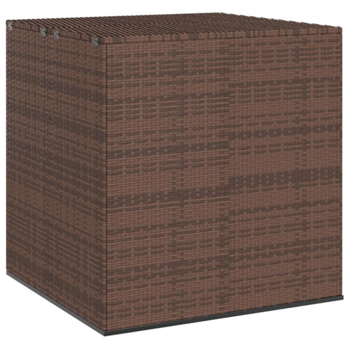 Cushion Box Brown Gradient PE Rattan Large Cushion Box A949-317227