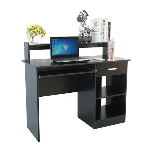 General Style Modern E1 15MM Chipboard Computer Desk Black T575-S0671298385
