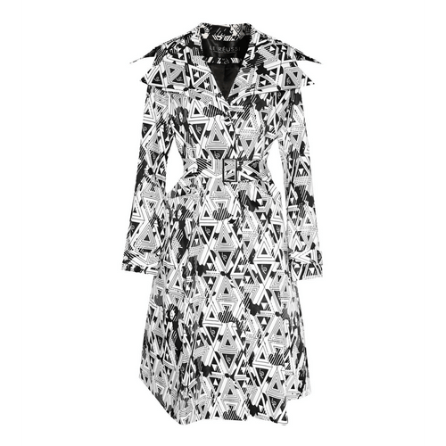 Amour Geometric Long Jacket T575-V0671384310