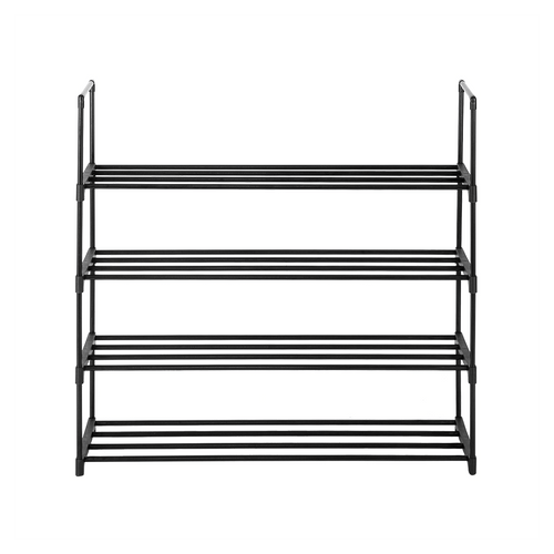 2 Set 4 Tiers Shoe Rack Shoe Tower Shelf Storage Organizer For Bedroom, Entryway, Hallway, and Clos T575-S0671295445