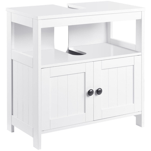 Sink Storage Cabinet, Under Sink Cabinet with Double Doors, Bathroom Vanity Cabinet with Shelves, W T575-S0671266044