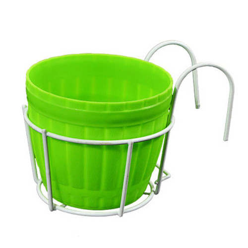 Color: Whitegreen, Size: 16cm - Potted flower wall hanging Q119-CJJZGJYL00128-Whitegreen-16cm