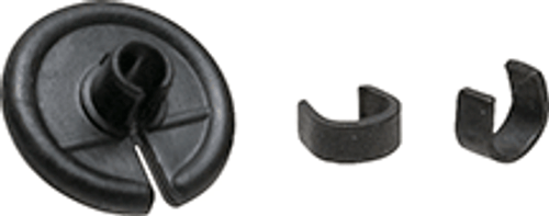 October Mountain Pin Point Kisser Button Black 9/16 in. 100 pk. R557-37656