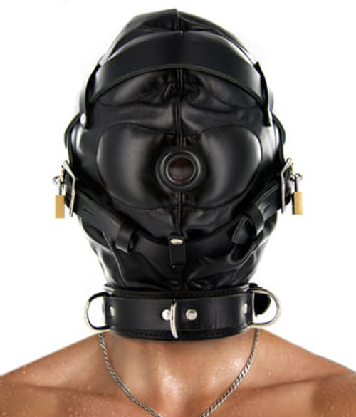 Strict Leather Sensory Deprivation Hood- SM D496-SV560-SM