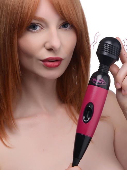 Playful Pleasure Multi-Speed Vibrating Wand - Pink D496-AG659-Pink