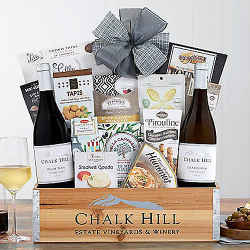 Chalk Hill Winery Duet: Gourmet Gift Basket Z954-WC-283