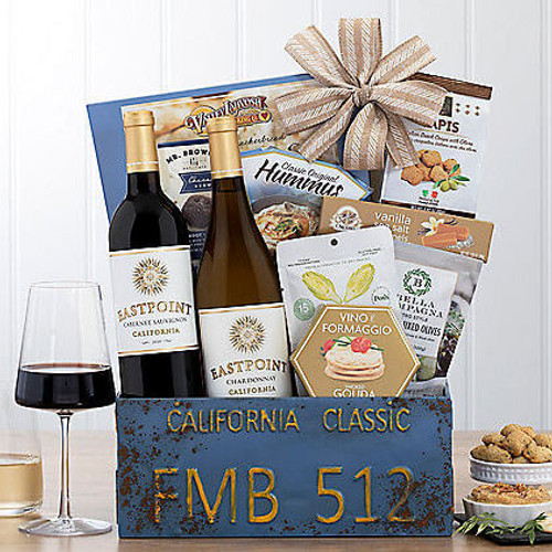Sunset Serenade: Eastpoint Cellars Wine Basket Z954-WC-058