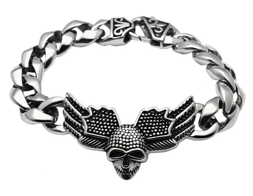 TK434 - High polished (no plating) Stainless Steel Bracelet with No Stone A874-TK434
