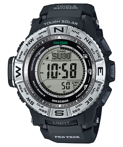 Casio Men's PRW-3500-1CR Atomic Resin Digital Watch G818-PRW3500-1CR