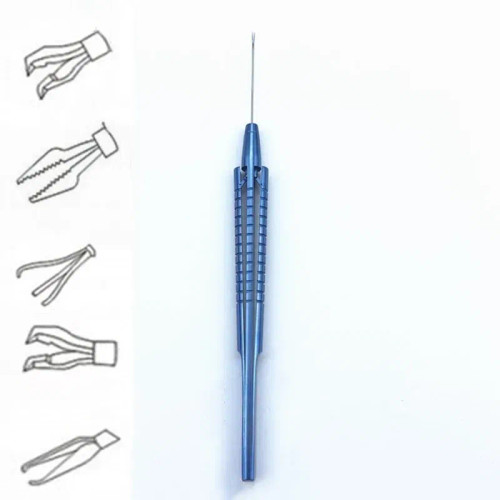 Color: Orange - Retinal Capsulorhexis forceps Intraocular Ophthalmic micro Surgical Instruments F640-12000023968406397