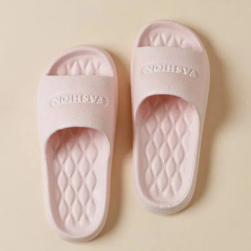Color: Pink, Shoe Size: 38 - Fashion Summer Eva Slippers Summer Women Thick Soles Non-slip Home Ind F640-12000038011853406