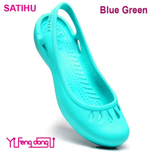 Color: light green, Shoe Size: 40 - Certified Satihu Summer New Lightweight Anti Slip Hole Shoes  C F640-12000033106947609