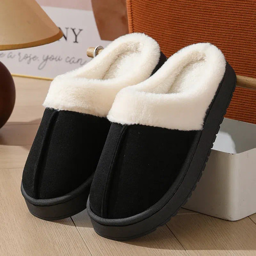 Color: Straw, Shoe Size: 44-45, Ships From: CHINA - Gacimy Warm Fur Plush Slippers For Women Fashio F640-12000044053689148