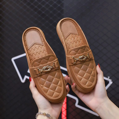 Color: Khaki, Shoe Size: 37 - Summer New Style Women's Soft Bottom Anti-slip Versatile Outer Wear B F640-12000044838431882