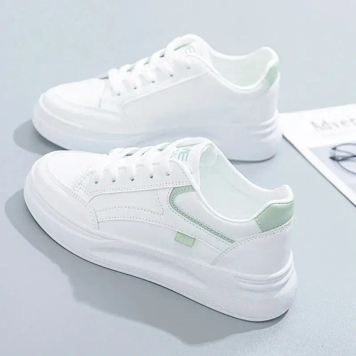 Shoe Size: 40, Color: WHITE - Fashion Women's Shoes Summer Thick Sole White Spring Autumn Breathabl F640-12000038212040907