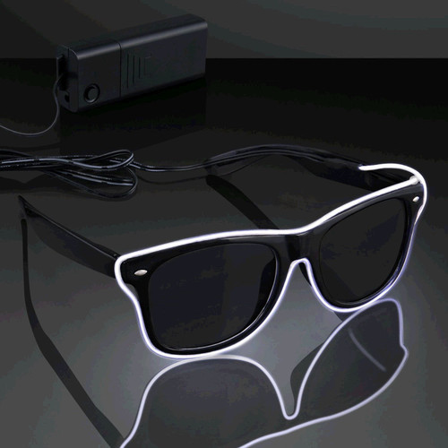 Electro Luminescent Banray Sunglasses White A706-85040