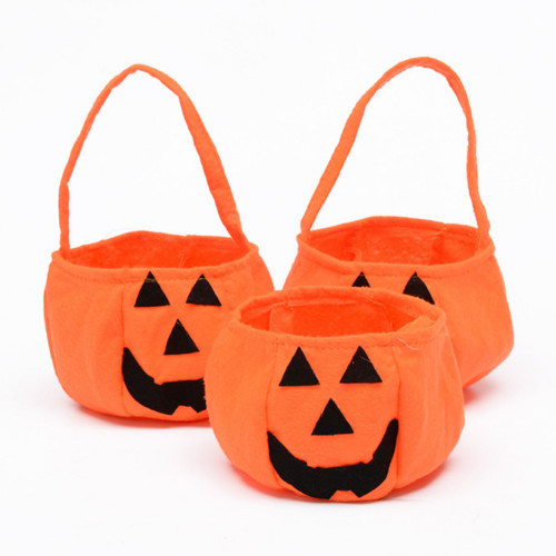 Ships From: CHINA - Cute Halloween Candy Bag Decorative Portable Handle Pumpkin Bag Kindergarten Ca F640-12000030303708183