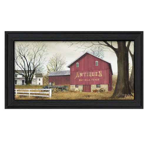 Antique Barn 4 Black Framed Print Wall Art N270-404602