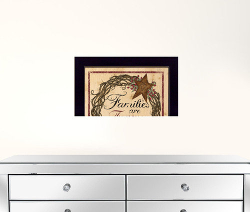 Set Of Two Family Wisdom II Black Framed Print Wall Art N270-406095