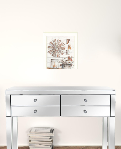 Set Of Two Farm Living 2 White Framed Print Wall Art N270-405974