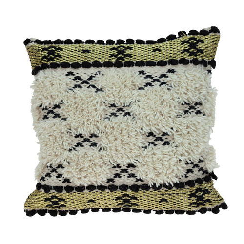 Shaggy Woven Throw Pillow N270-383179