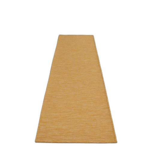 10' Yellow Power Loom Runner Rug N270-522601