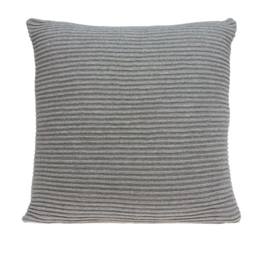 20" X 7" X 20" Elegant Transitional Gray Pillow Cover With Poly Insert N270-334069
