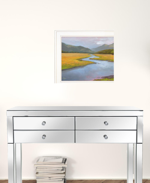 Set Of Two Serene Water 1 White Framed Print Wall Art N270-407900