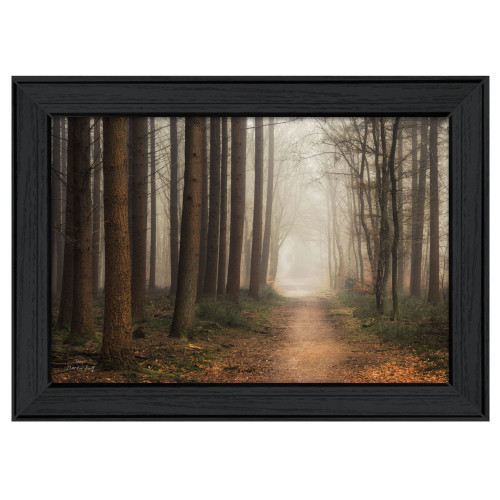 Quiet Black Framed Print Wall Art N270-405478