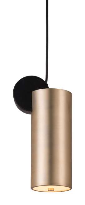 Gold Deco Cylinder Ceiling Lamp N270-391920