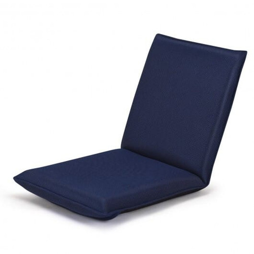 Adjustable 6 positions Folding Lazy Man Sofa Chair Floor Chair-Navy - Color: Navy D681-HW65605NY