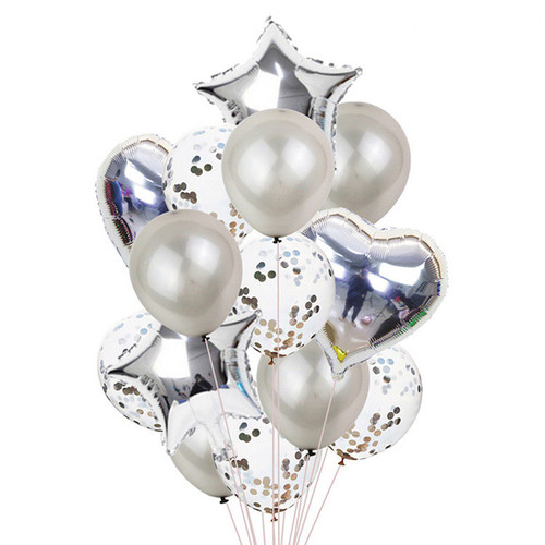 New 18-inch Five-pointed Star Heart-shaped Aluminum Foil Balloon Set Q119-CJHD1168189